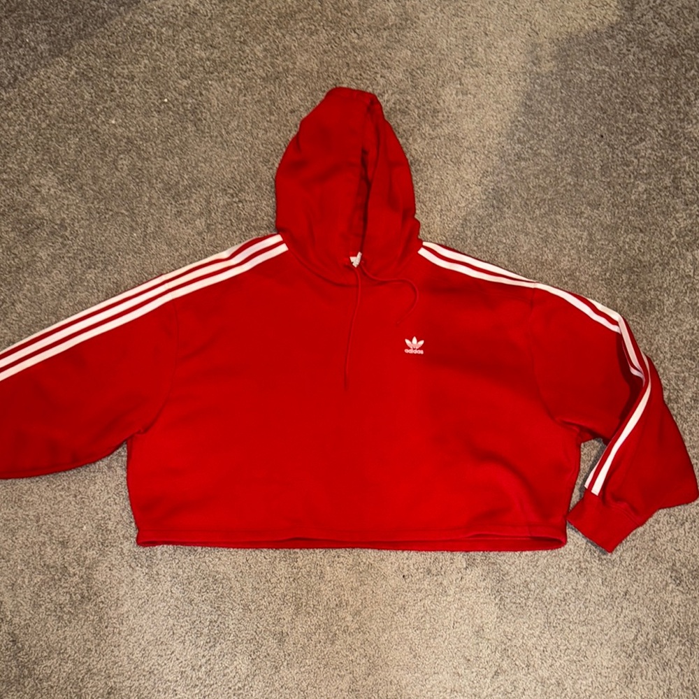 Adidas crop hoodie